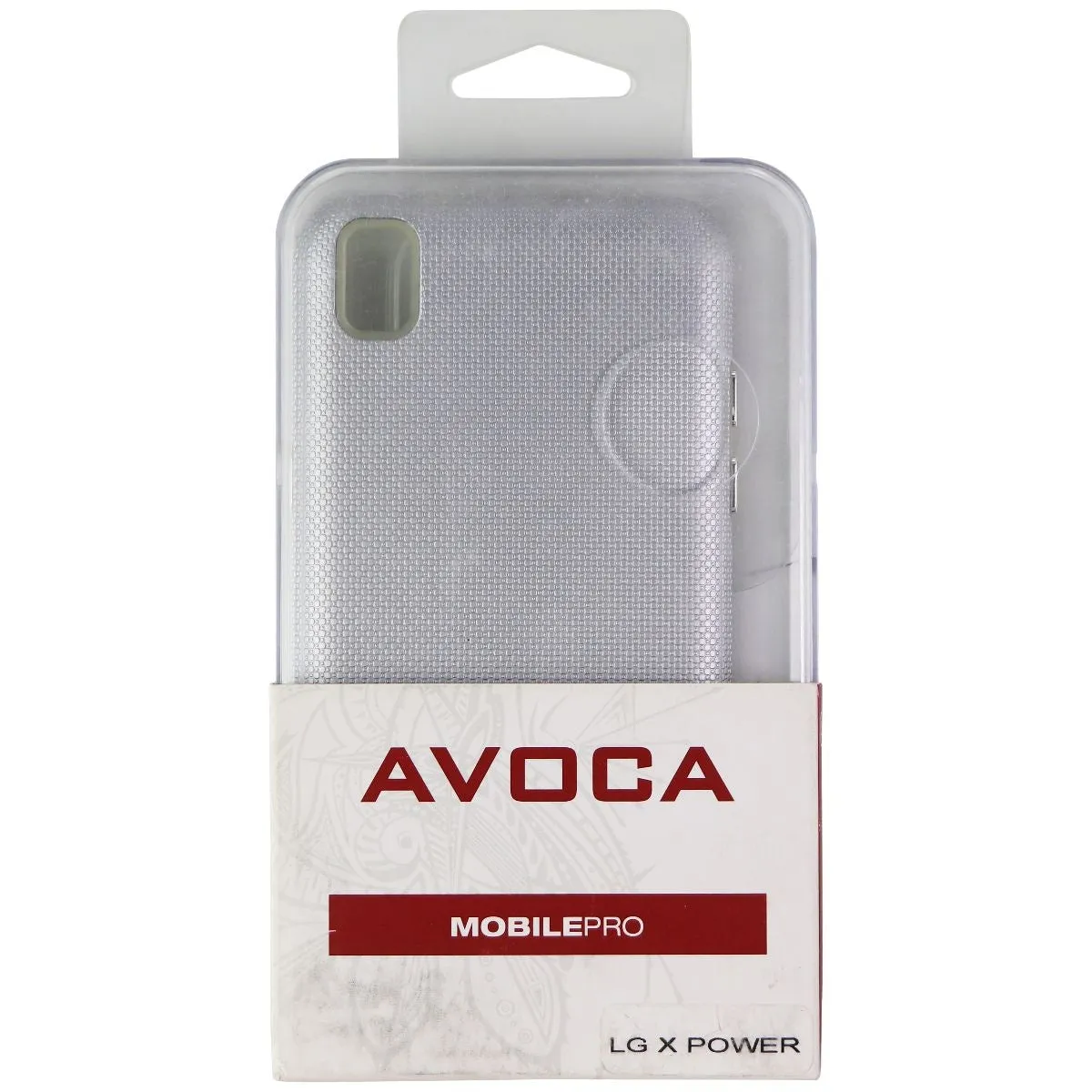 Avoca MobilePro Hardshell Case for LG X Power (2016 Model) - Silver/Frost