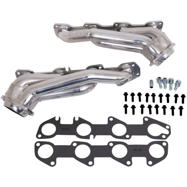 BBK 1-3/4" Shorty Headers Dodge Challenger/Charger 5.7L HEMI (05-08) Titanium Ceramic or Polished Silver Ceramic