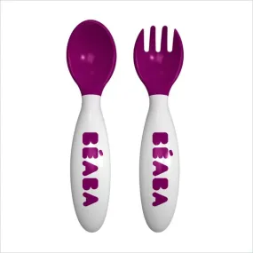 Beaba 2nd Stage Cutlery with Case in Gipsy