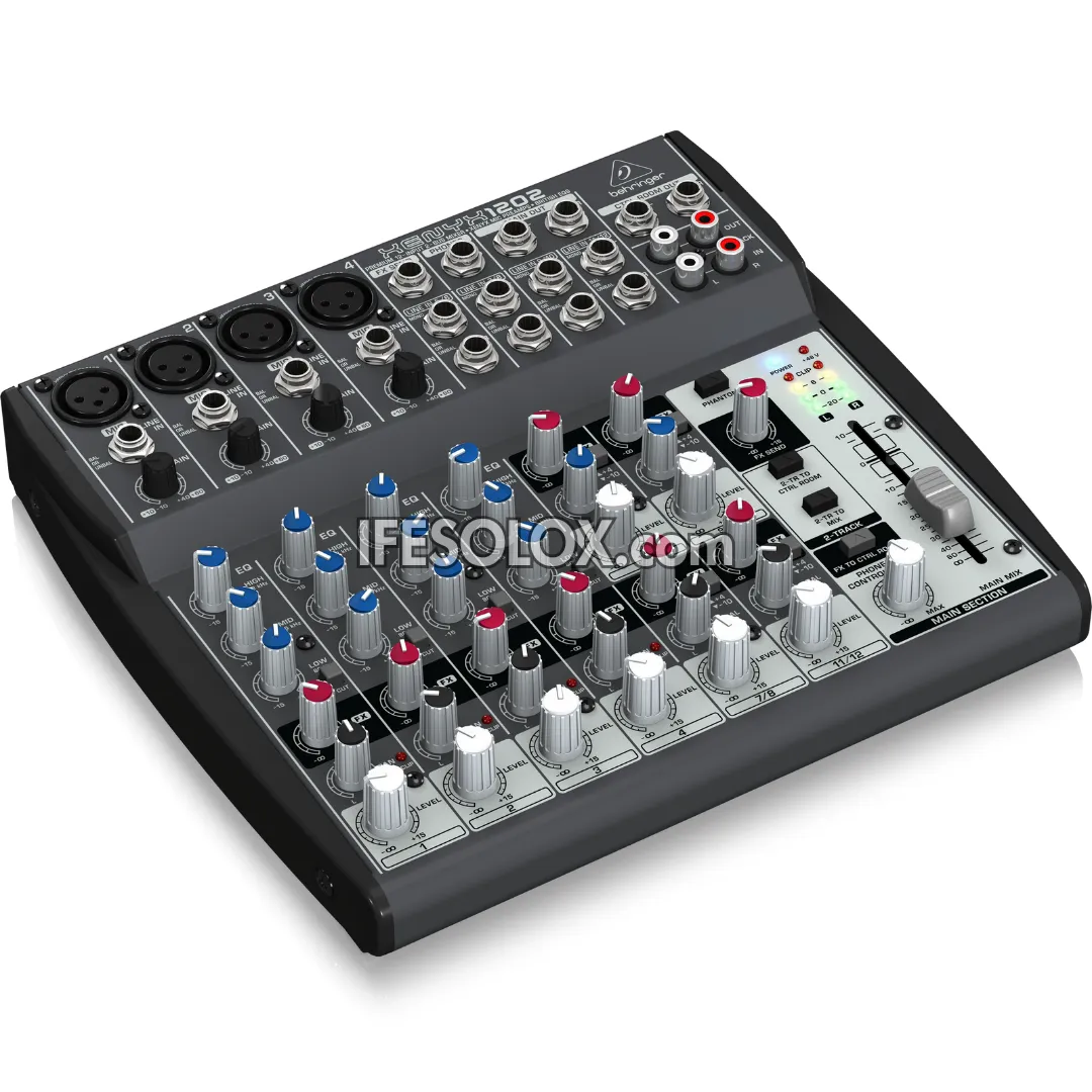 Behringer XENYX 1202 Premium 12-Input Mixer with XENYX Mic Preamps and British EQ - Brand New