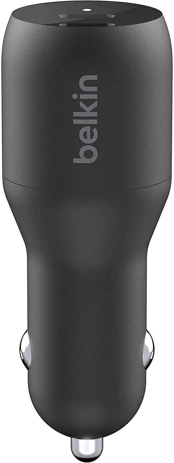 Belkin 36W USB C Car Charger Black - F7U013dsBLK