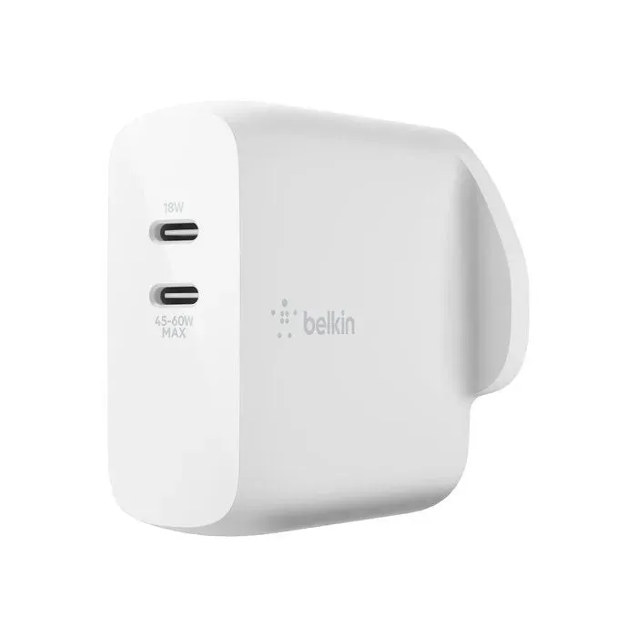 Belkin Boost Charge Dual USB-C PD GaN Wall Charger 63W