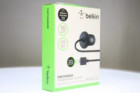 Belkin Lightning Bullet Car Charger 2.1A with 4 Foot Cable - Black