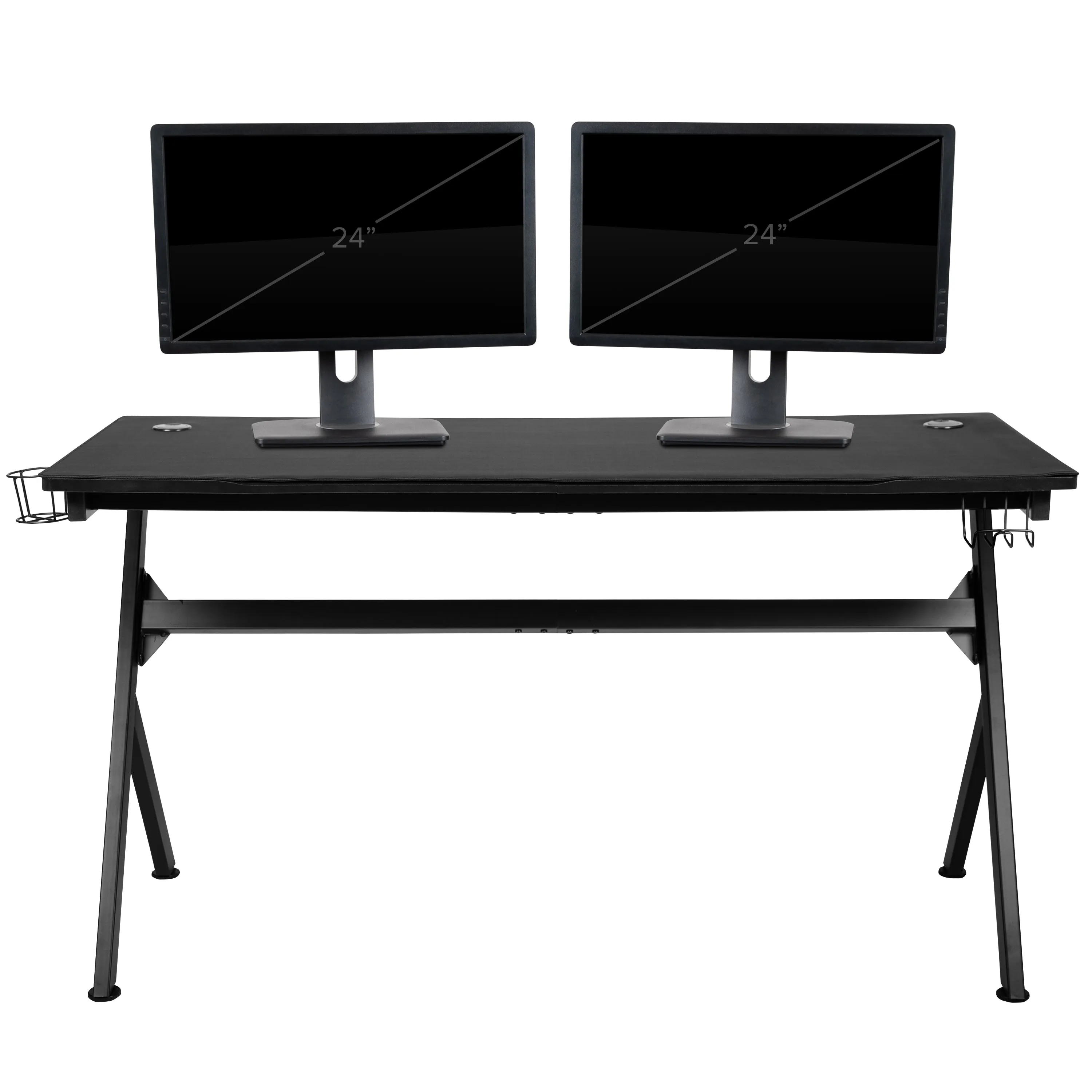 Black Gaming Desk & Chair Set BLN-X10D1904L-GY-GG