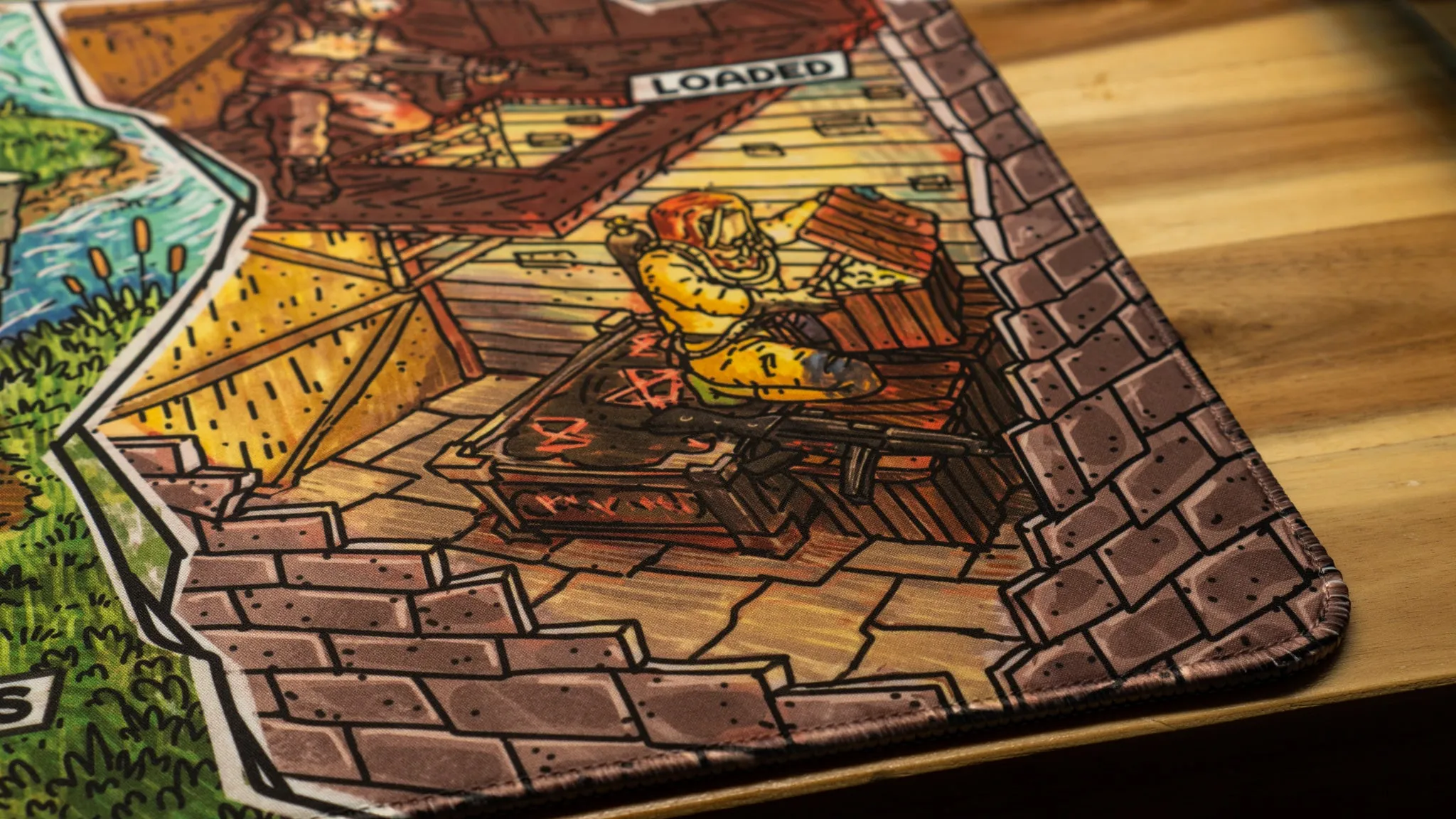 Blooprint "Fragments from the Past" Limited Edition Content Creator Collaboration XL Rust Gaming Mouse Pad