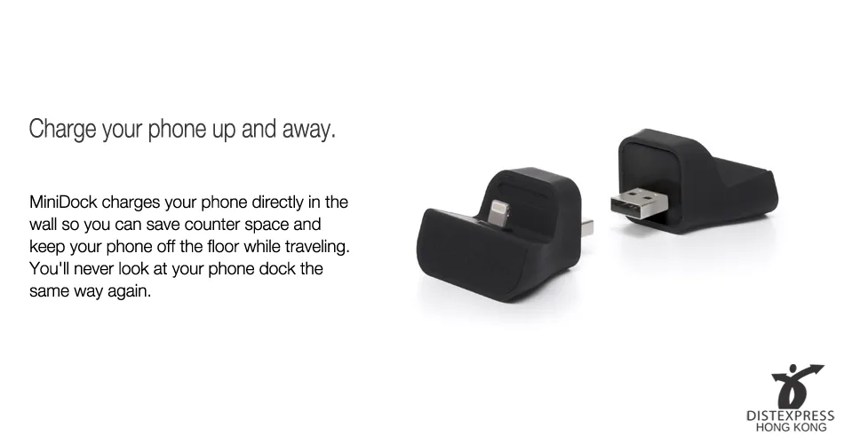 BlueLounge MiniDock Lightning  (UK Plug style)