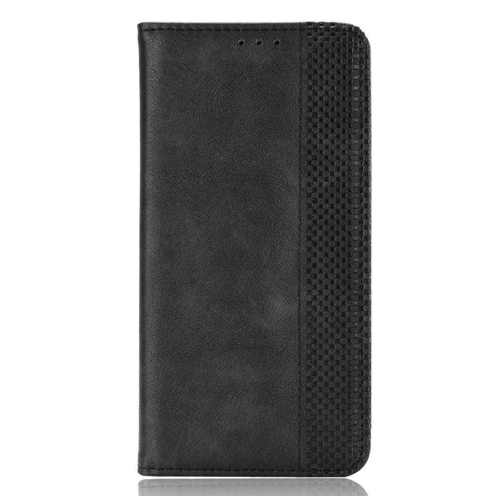 Bofink Vintage Vivo Y15A / Y15s (2021) leather case - Black