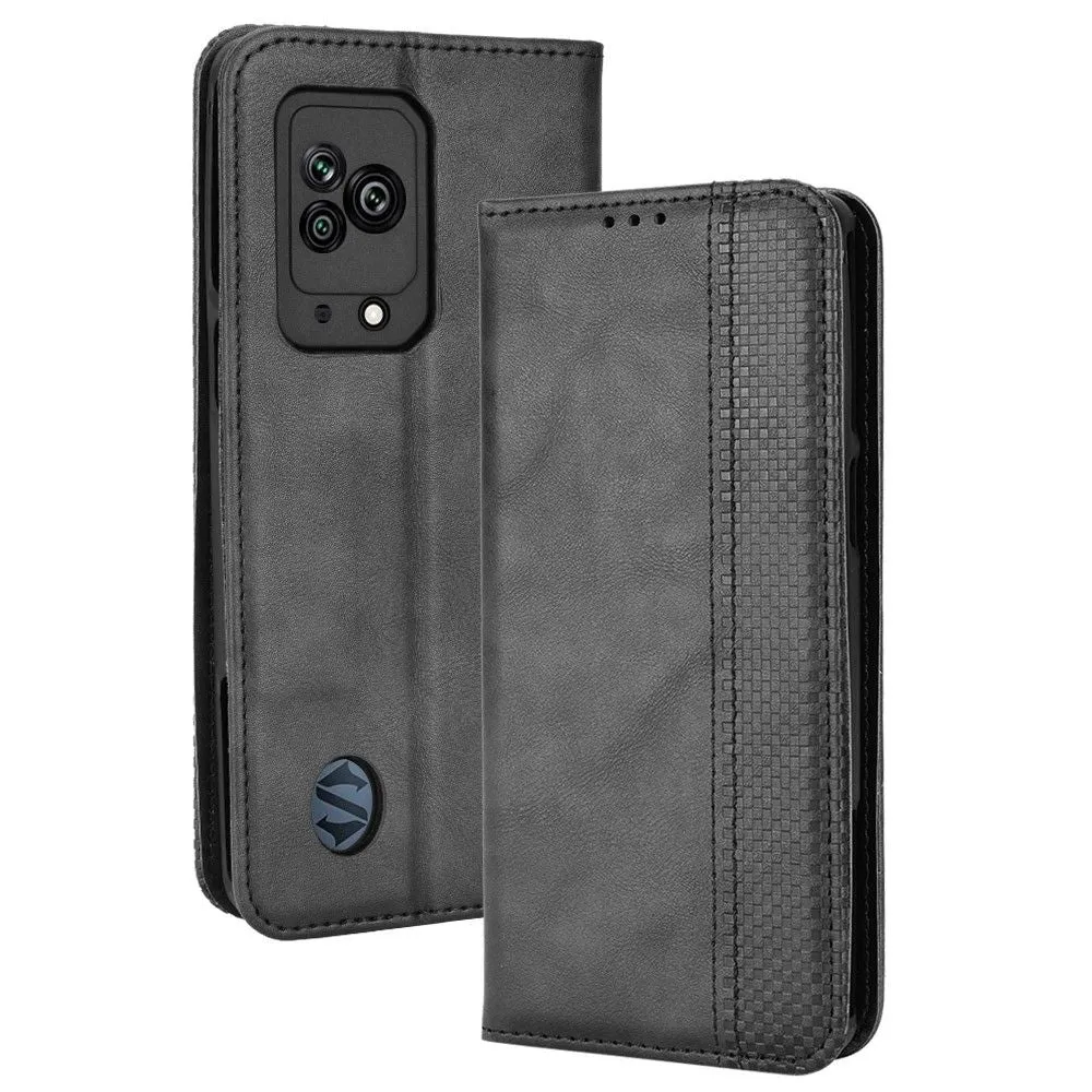 Bofink Vintage Xiaomi Black Shark 5 leather case - Black