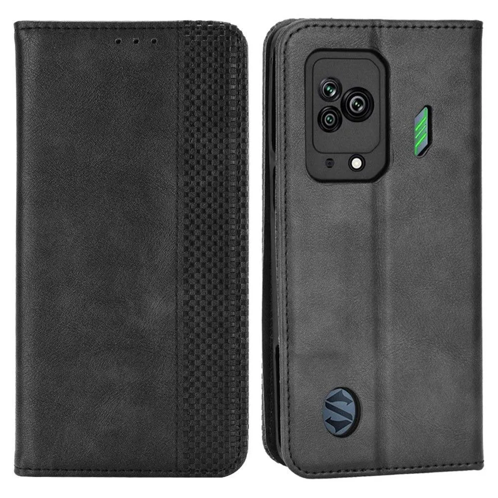 Bofink Vintage Xiaomi Black Shark 5 leather case - Black