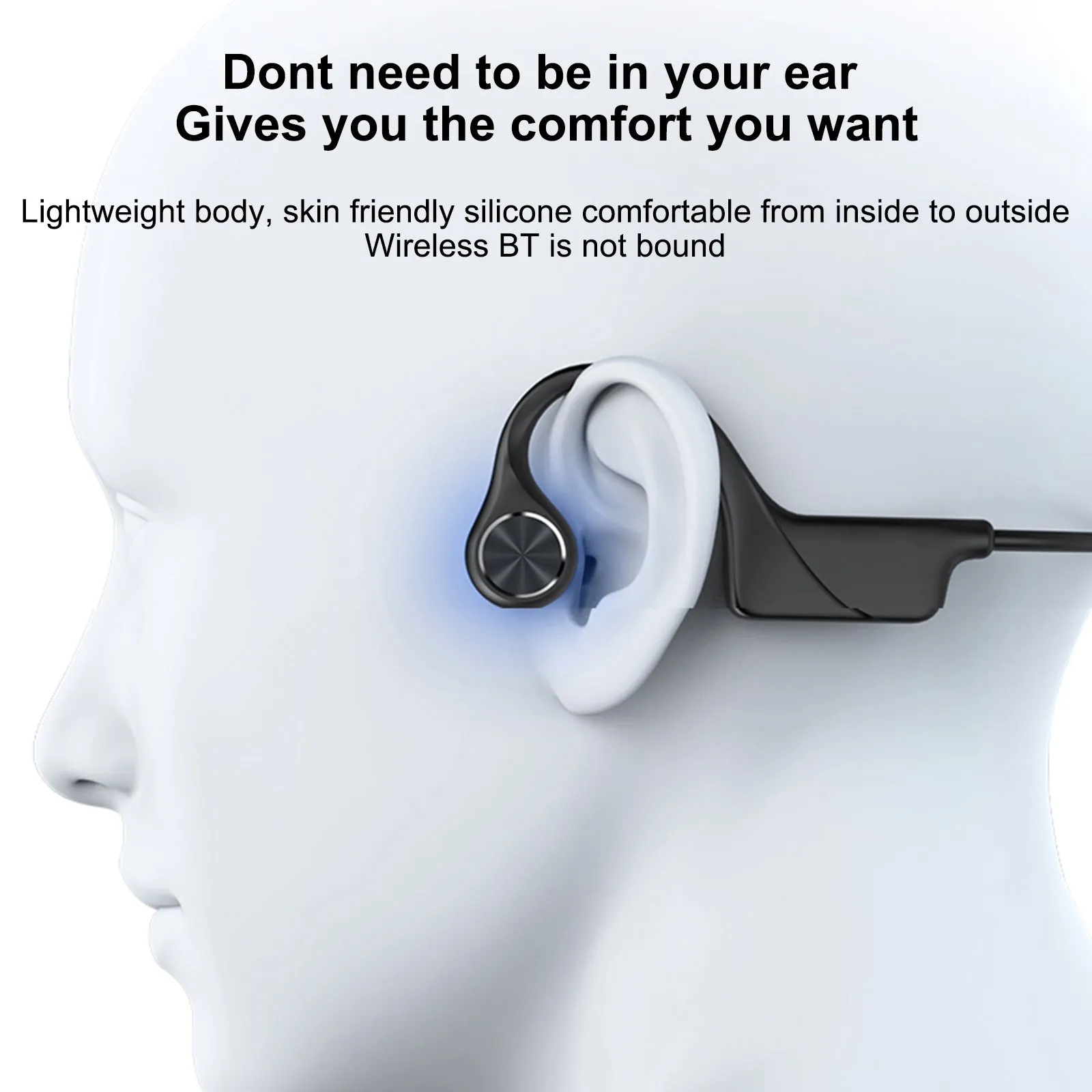 Bone Conduction Headphones - Wireless BT5.0