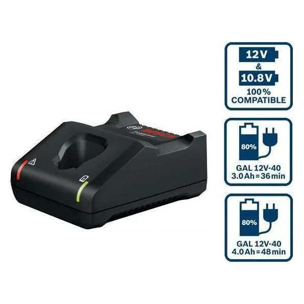 Bosch GAL 12V-40 Rapid Fast Battery Charger