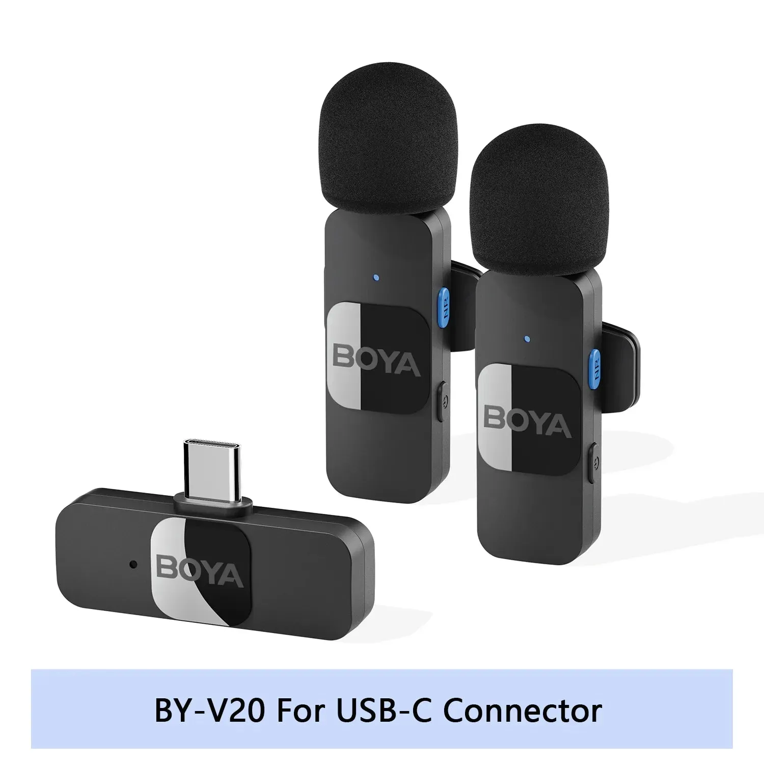 Boya Wireless Microphone | Professional BOYA BY-V Mini for iPhone iPad