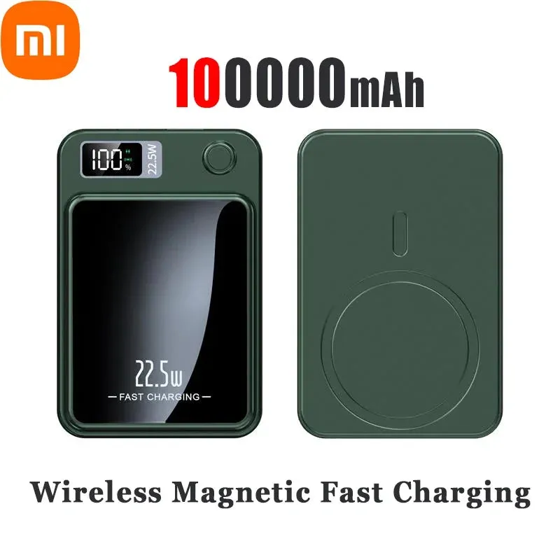 Branded power bank for iphone |Xiaomi 100000mAh Wireless Power Bank.