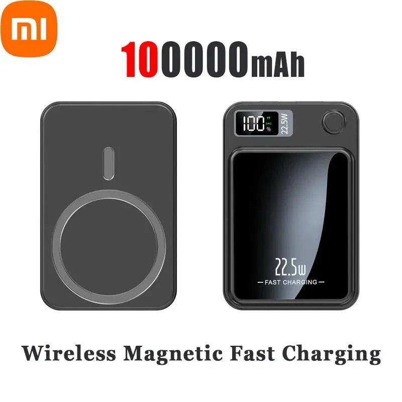 Branded power bank for iphone |Xiaomi 100000mAh Wireless Power Bank.