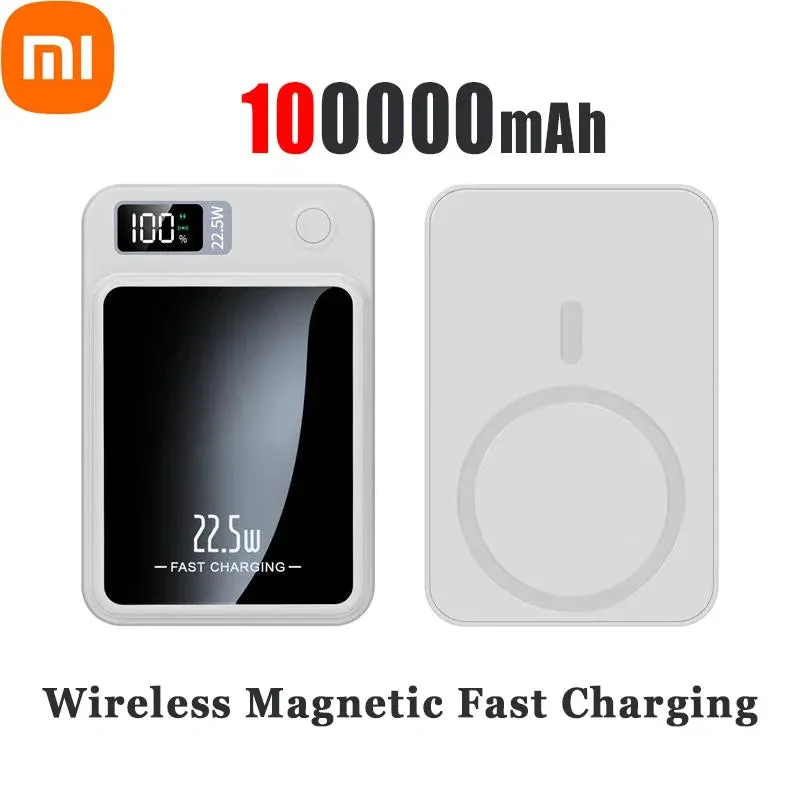 Branded power bank for iphone |Xiaomi 100000mAh Wireless Power Bank.