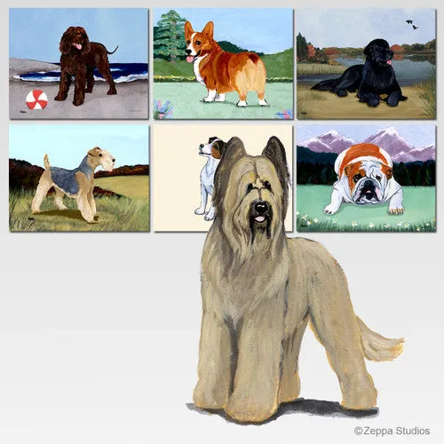 Briard Scenic Mouse Pad