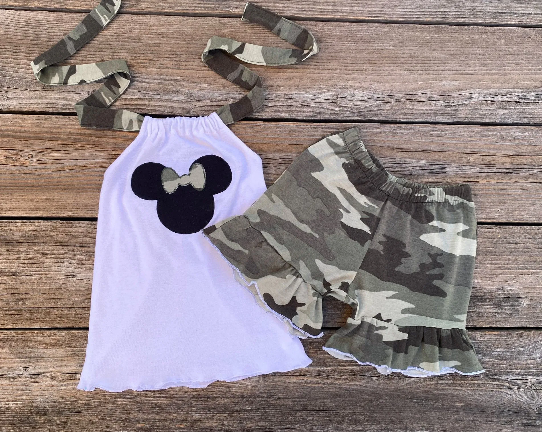 Camouflage Minnie Mouse Outfit