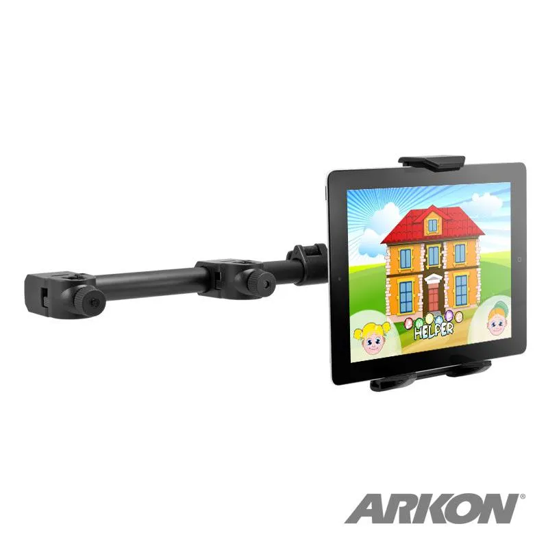 Car Headrest Extension Tablet Mount for iPad, Note, and more