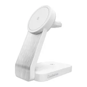 Cellhelmet Wireless 3in1 MagSafe Charging Stand for Apple Devices (White)