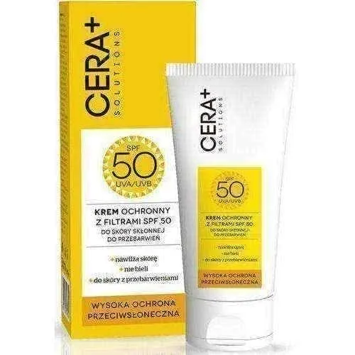 CERA  SPF50 protective cream for skin prone to discoloration 50ml