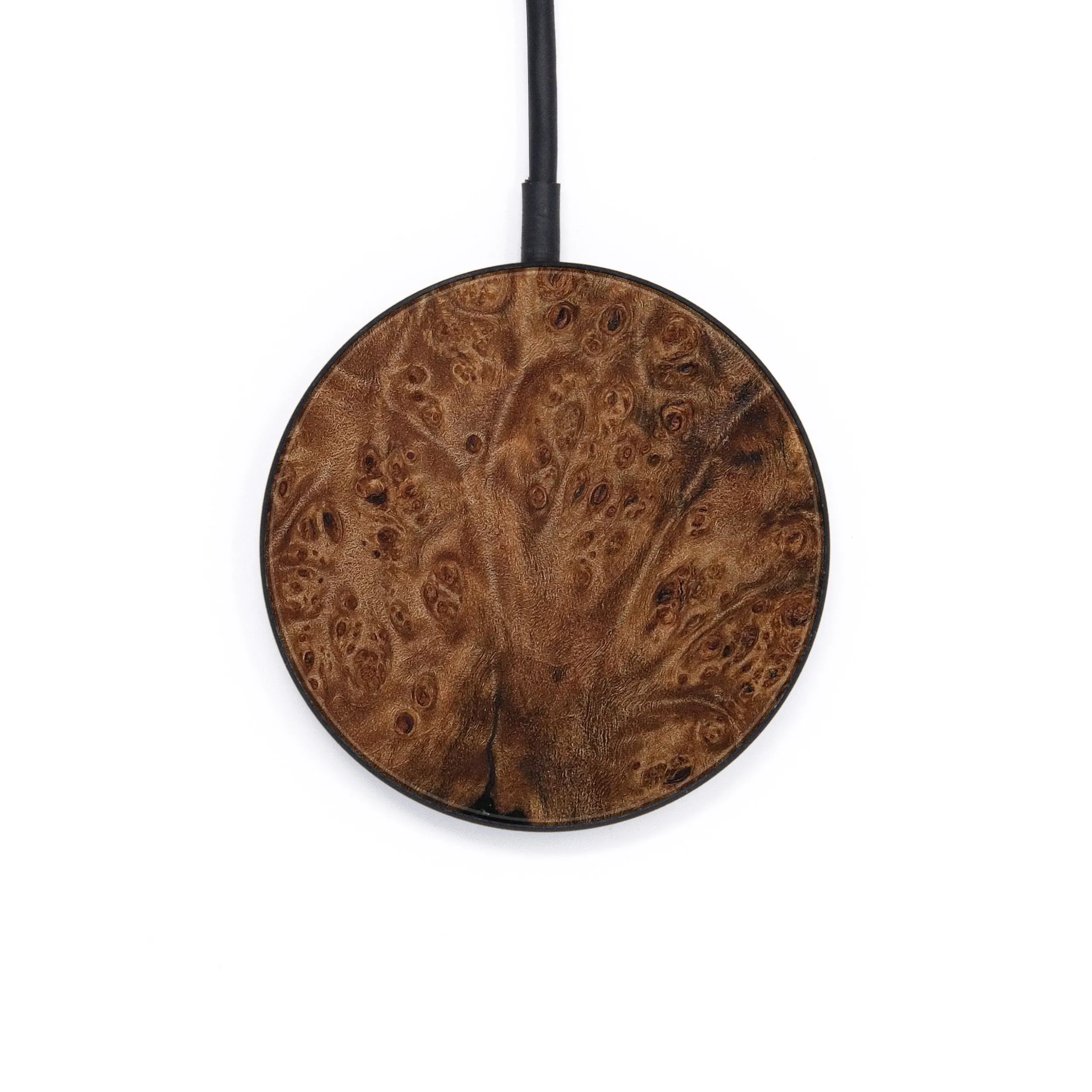 Circle Burl Wood Wireless Charger - Bobi (Maple Burl, 589992)