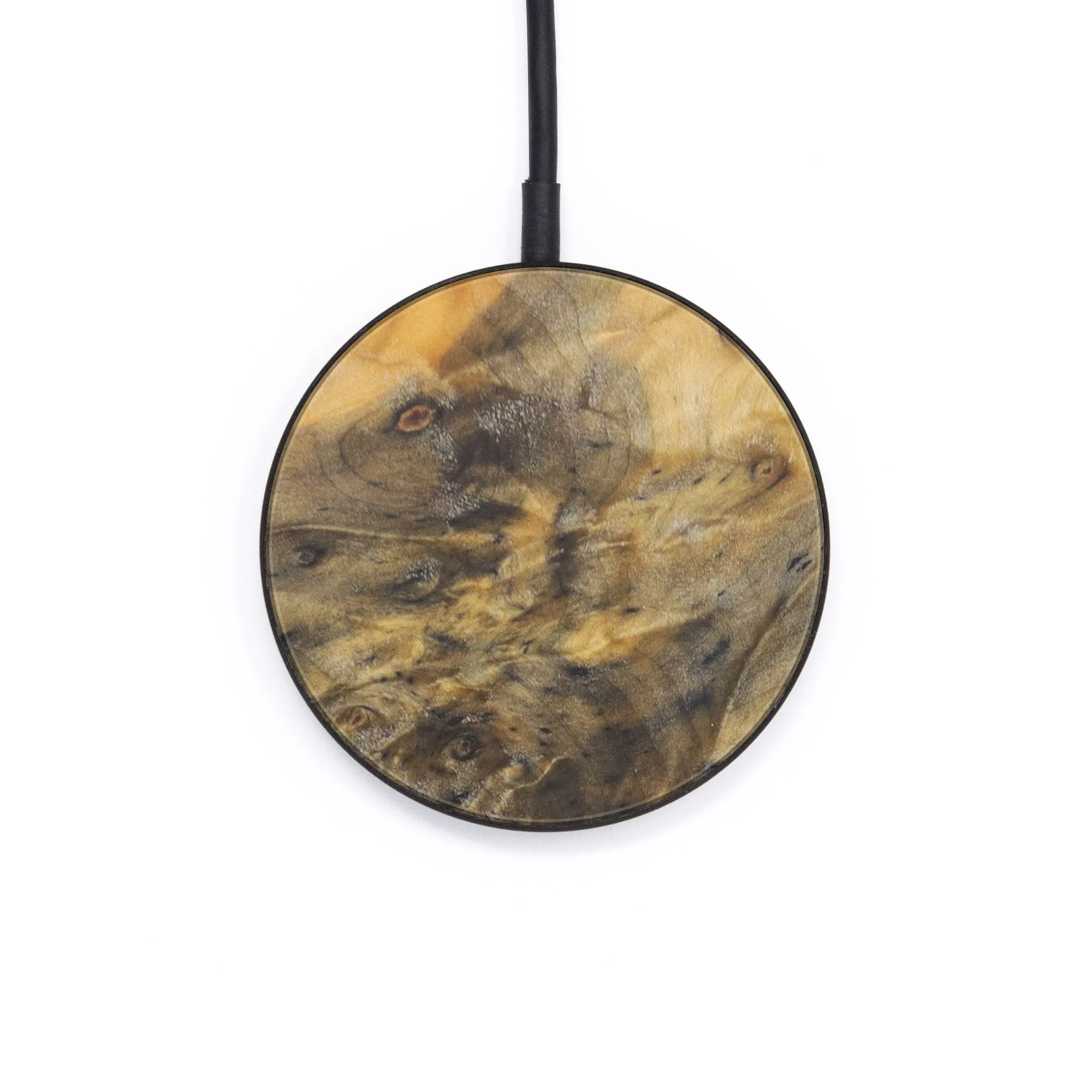 Circle Burl Wood Wireless Charger - Rhody (Buckeye Burl, 600193)