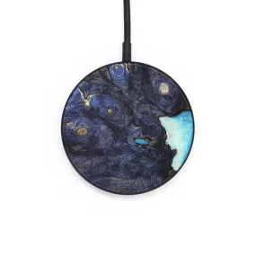 Circle Wood Resin Wireless Charger - Arthur (Wood Burl, 671717)