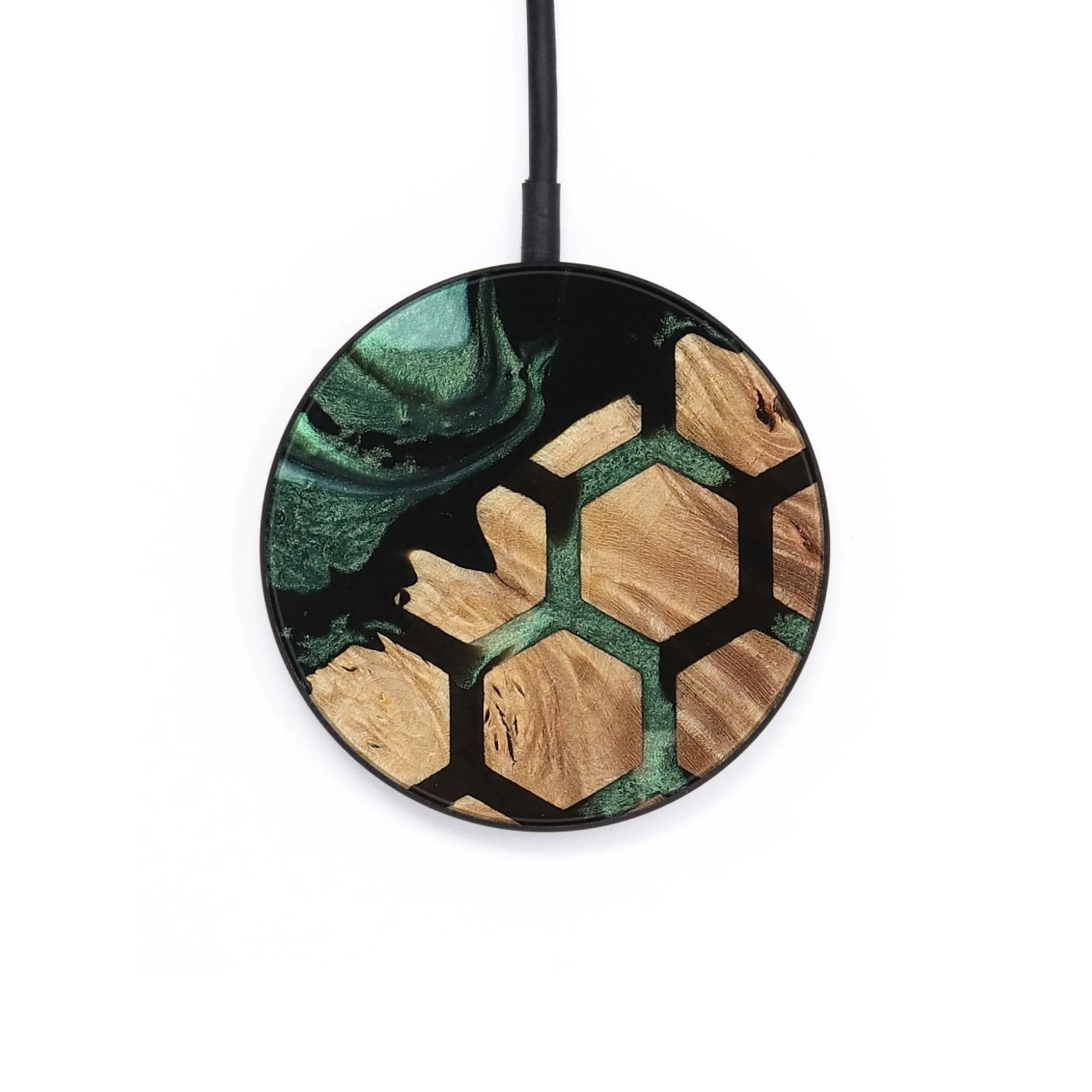 Circle Wood Wireless Charger - Erin (Pattern, 737124)