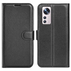 Classic Xiaomi 12 Lite flip case - Black