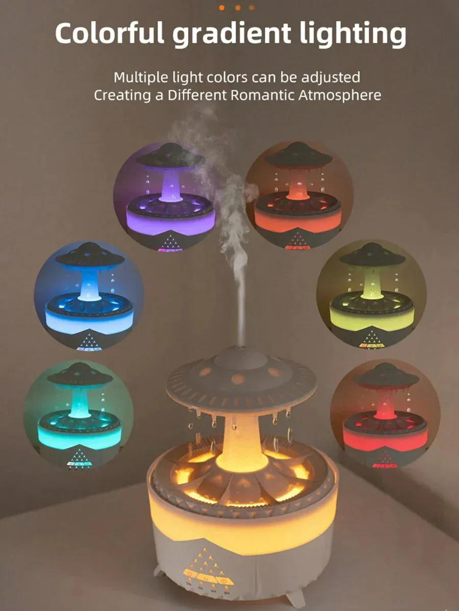 Cloud Surfing UFO Raindrop Humidifier