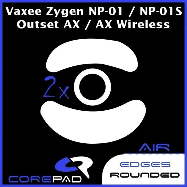 Corepad Skatez AIR Mouse Feet for Vaxee Zygen NP-01 / NP-01S / Outset AX