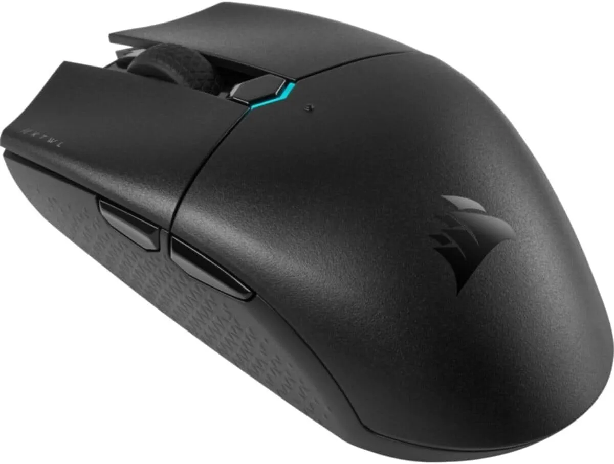 CORSAIR KATAR PRO Wireless FPS Gaming Mouse, Ultra-Light, 10,000 DPI, 135hr Battery, iCUE Compatible, Black