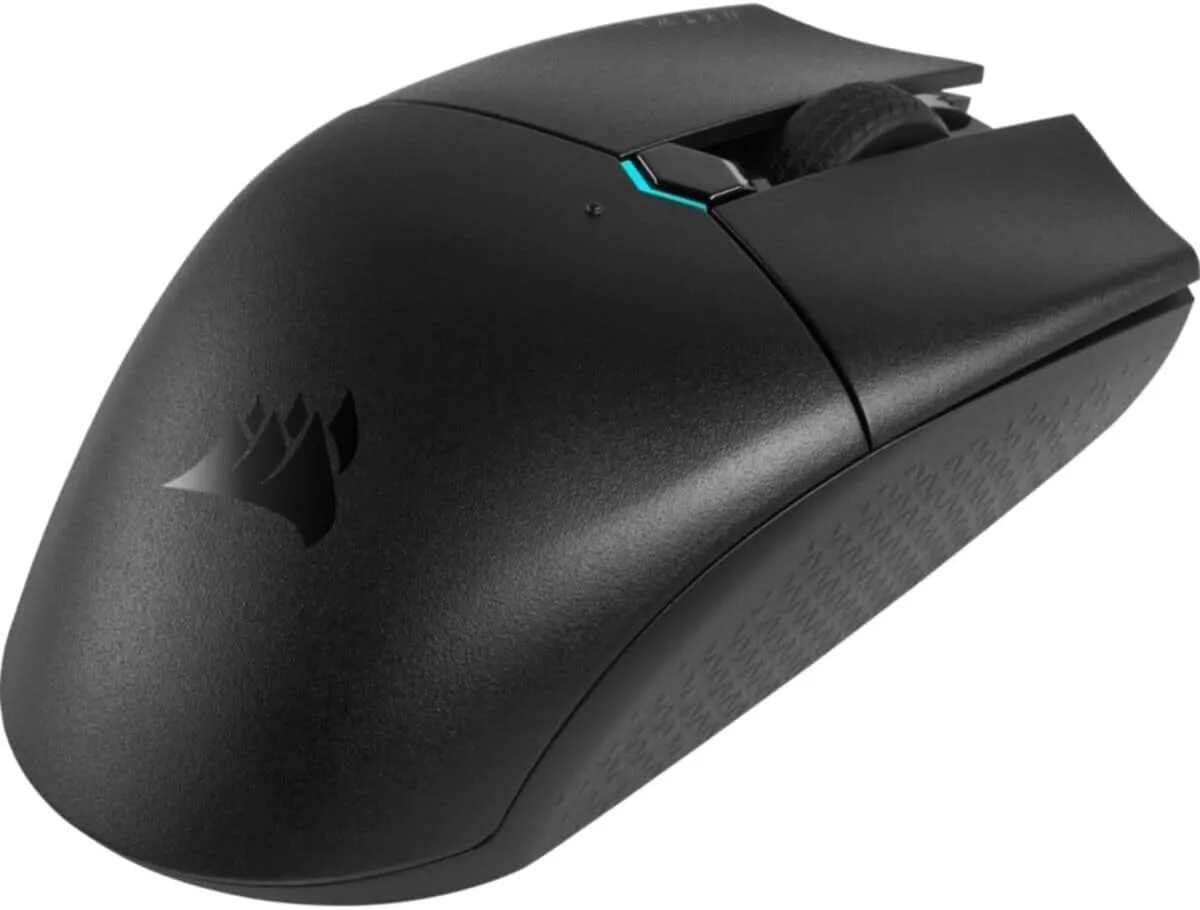 CORSAIR KATAR PRO Wireless FPS Gaming Mouse, Ultra-Light, 10,000 DPI, 135hr Battery, iCUE Compatible, Black