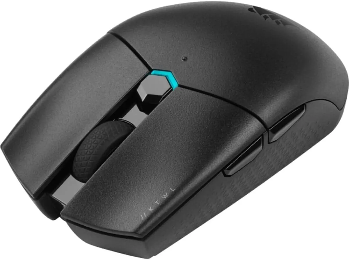 CORSAIR KATAR PRO Wireless FPS Gaming Mouse, Ultra-Light, 10,000 DPI, 135hr Battery, iCUE Compatible, Black