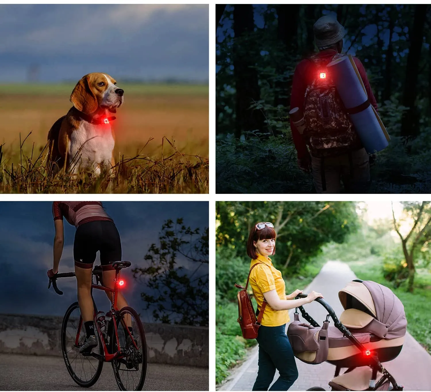 CXWXC Smart Bike Tail Lights - Waterproof Bike Rear Lights USB Rechargeable - Ultra Bright Led Brake Light, Cycling Riding Safety Flashlight