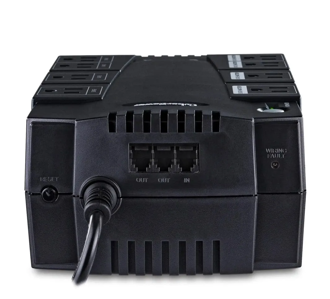 CyberPower 450VA/260W 8 Outlets UPS - New Battery Certified Refurbished