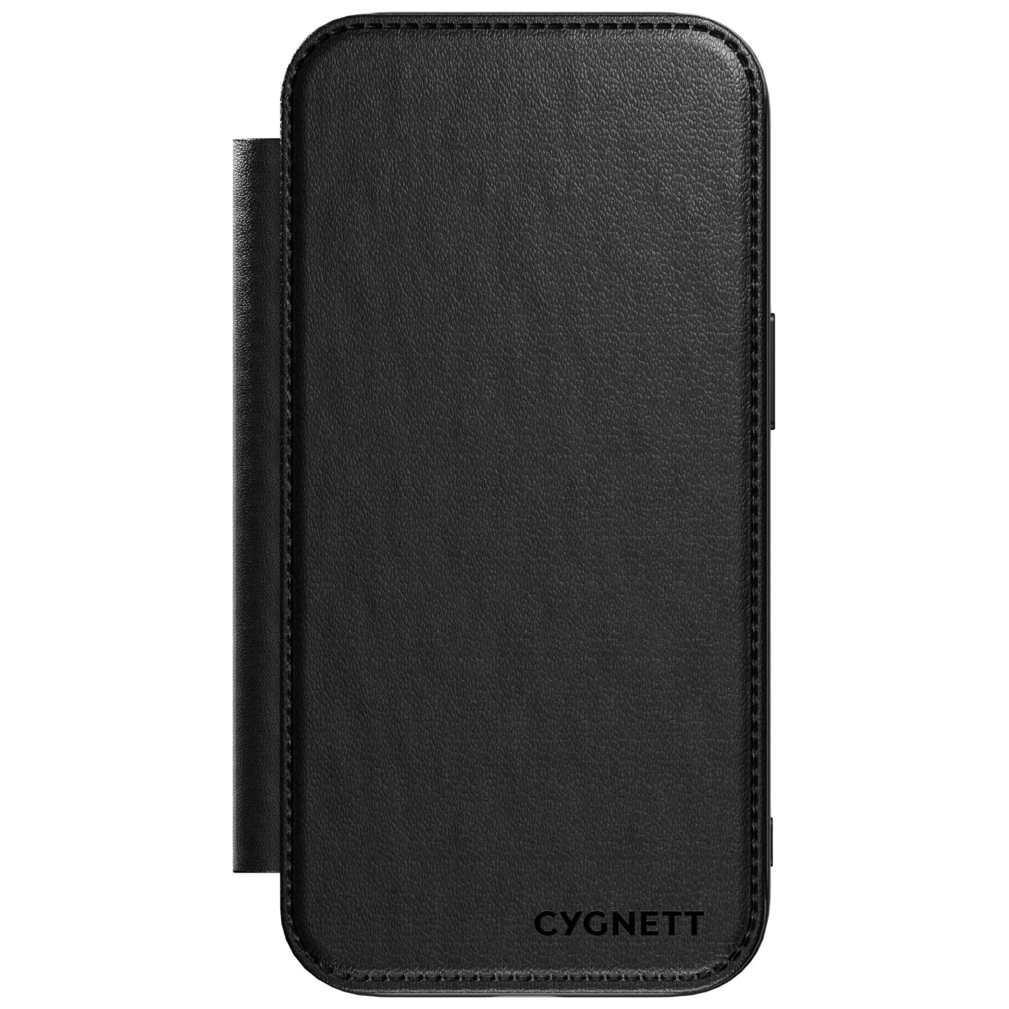 Cygnett MagWallet Leather Wallet Case for iPhone 15 Series Black