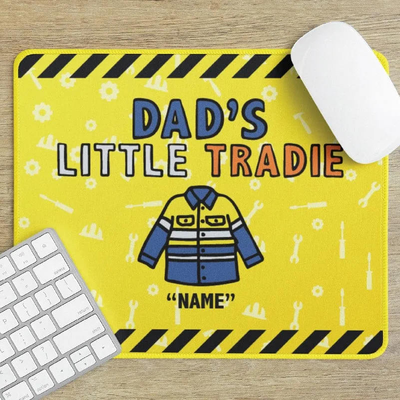 Dad's Little Tradies🚧 - Personalised Mouse Pad