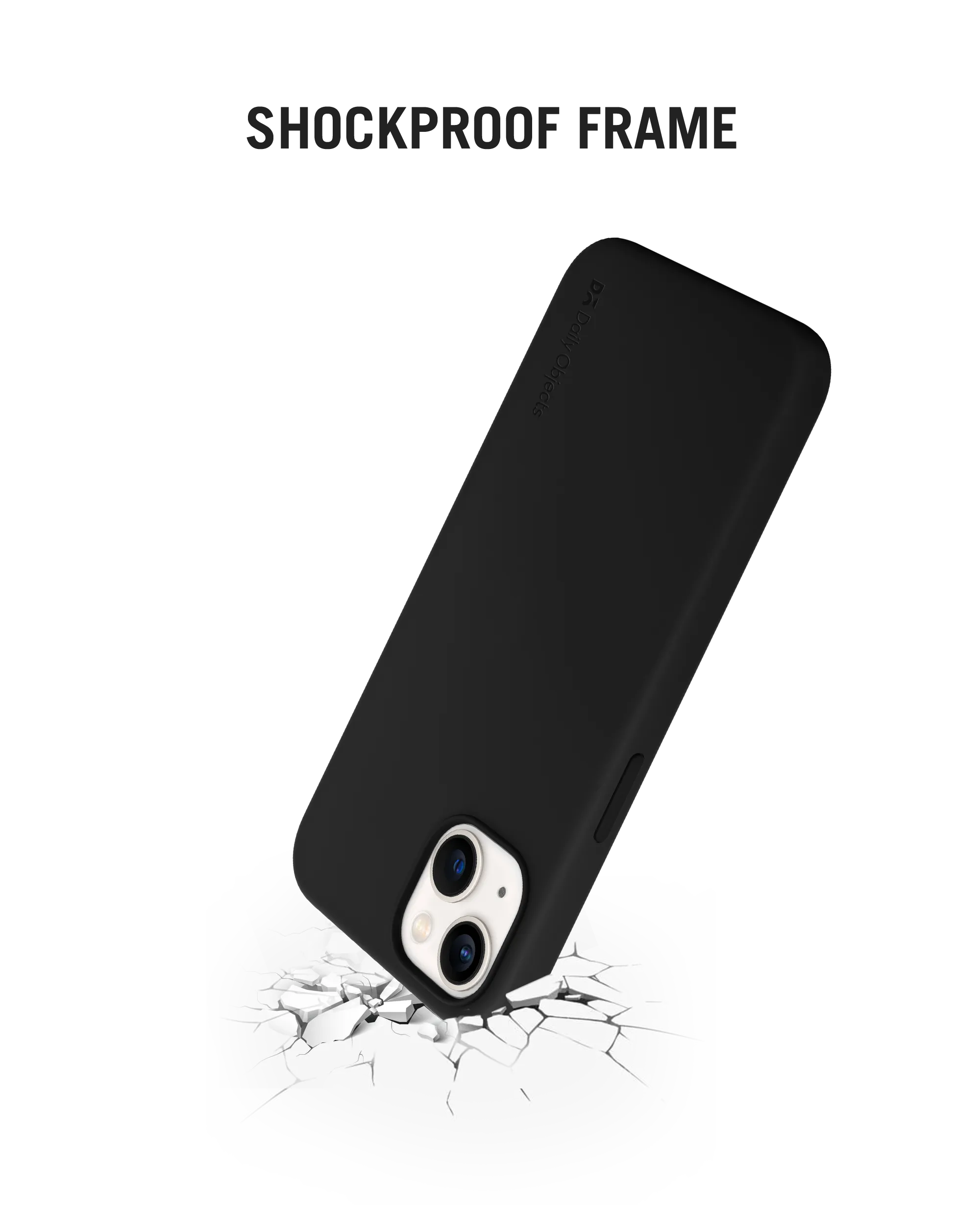 DailyObjects Black Flekt Silicone Phone Case Cover For iPhone 14 Plus