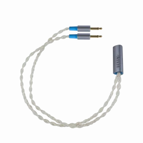 Dekoni Audio Ensemble Postsplit Silver Braided Headphone Connectors