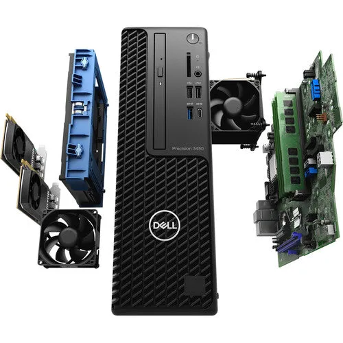 Dell Precision 3450 SFF Workstation, Intel i7-10700, 2.90GHz, 16GB RAM, 512GB SSD, W10P - CK56V