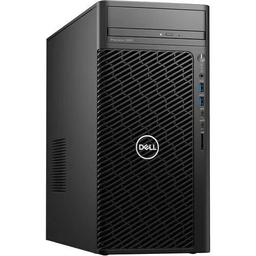 Dell Precision 3660 Tower Workstation, Intel i5-12500, 3.0GHz, 16GB RAM, 256GB SSD, W10P - YM5C7