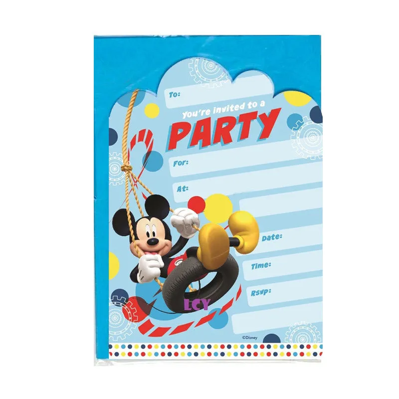 Disney Mickey Invitation 16pk