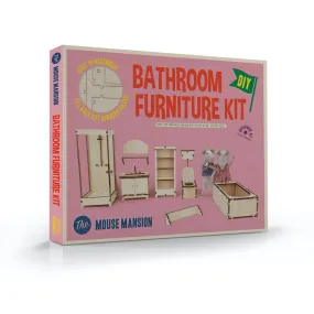 Dollhouse Furniture Kit - Bathroom (Scale 1:12)