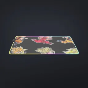 Dragon Ball Anime Son Goku All Form Transformation cool  LED  Mouse Pad