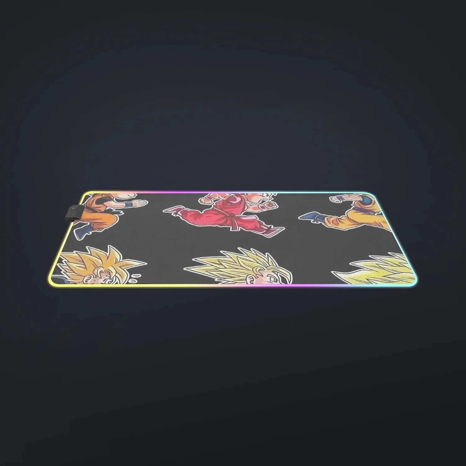 Dragon Ball Anime Son Goku All Form Transformation cool  LED  Mouse Pad