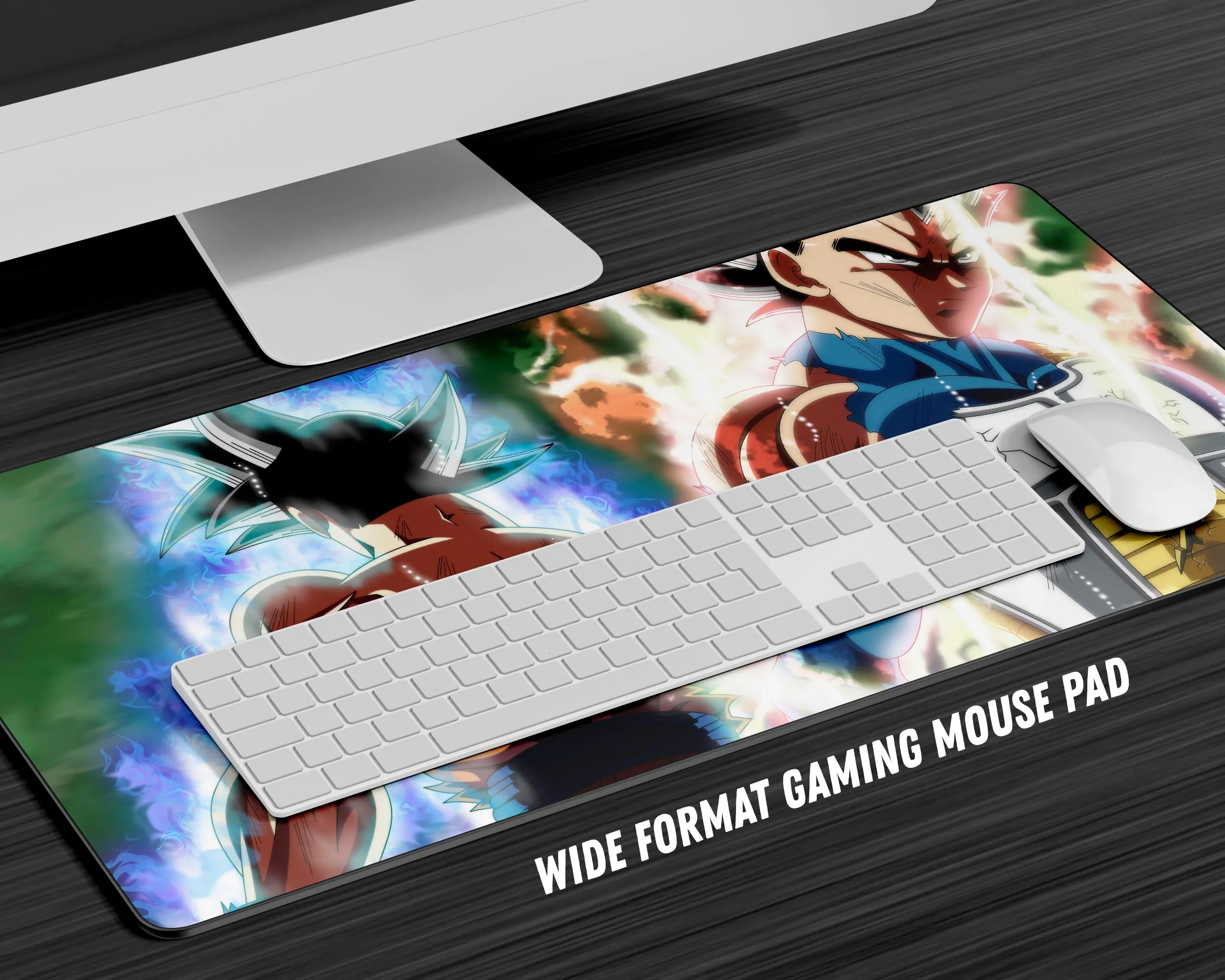 Dragon Ball Goku Vegeta Power Surge Gaming Mouse Pad