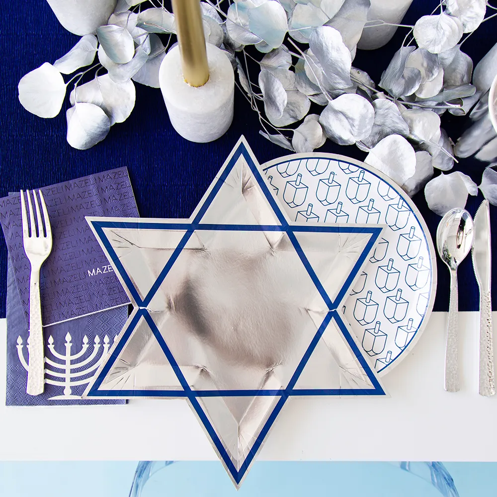 Dreidel Dinner Plates