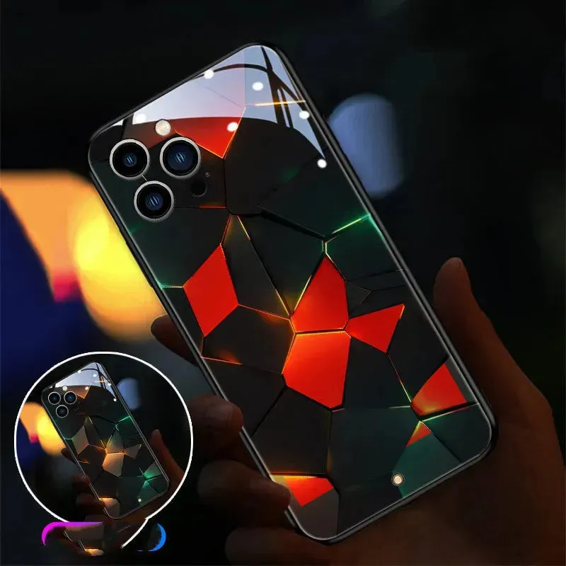 Dustproof Tempered Glass Protective Mobile iPhone Case