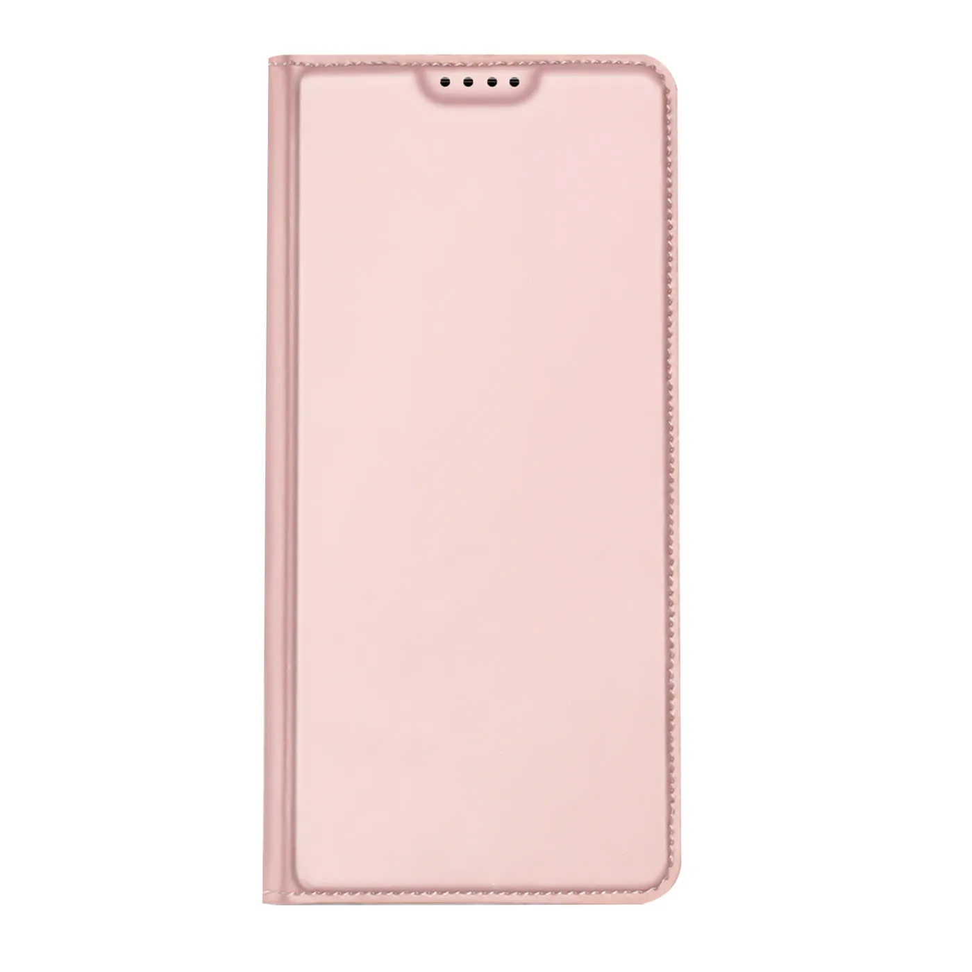 DUX DUCIS Skin Pro Faux Leather Wallet Flip Case for Xiaomi Poco M4 5G - Rose Gold